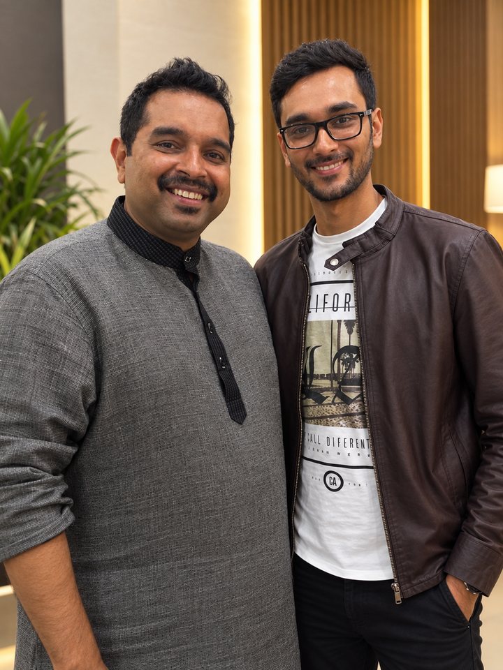 Priyesh Shah with Shankar Mahadevan